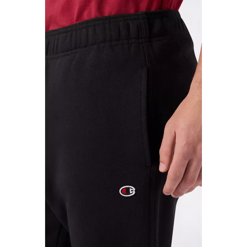 Champion Rib Cuff Pants pánske tepláky čierne Veľkosť S
