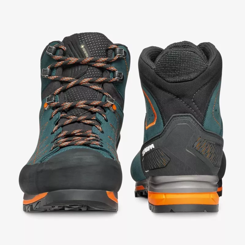 Scarpa Zodiac Trk Gtx turistické topánky - petrol/rust orange veľkosť: 47
