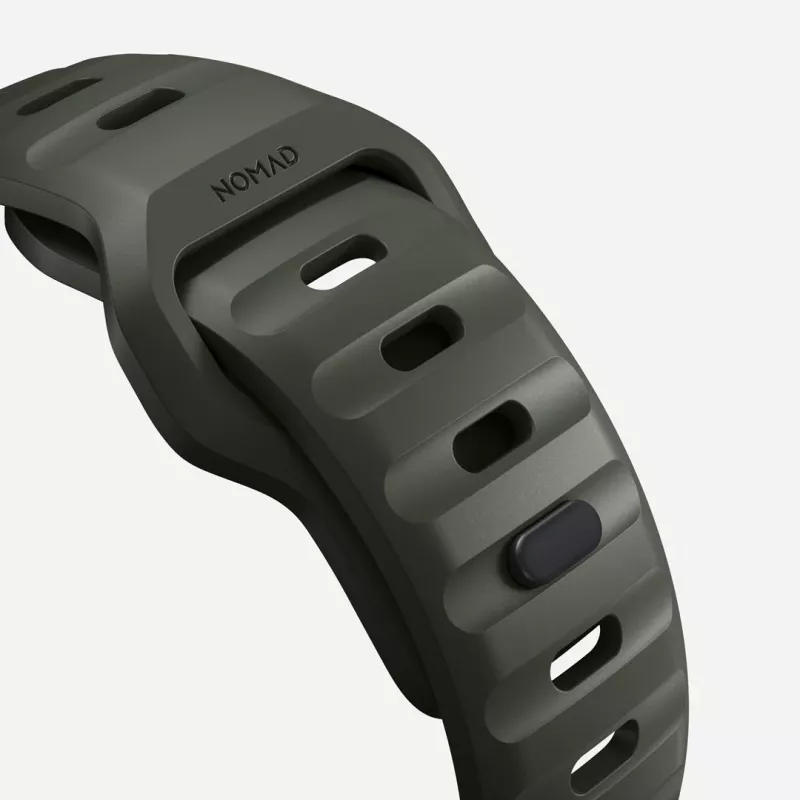 NOMAD Sport Band – náramok pre Apple Watch 46mm/49mm z FKM (ash green)