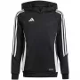 Detská mikina s kapucňou adidas Tiro 24 Training Hoodie čierna IJ9960 164cm