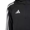 Detská mikina s kapucňou adidas Tiro 24 Training Hoodie čierna IJ9960 164cm