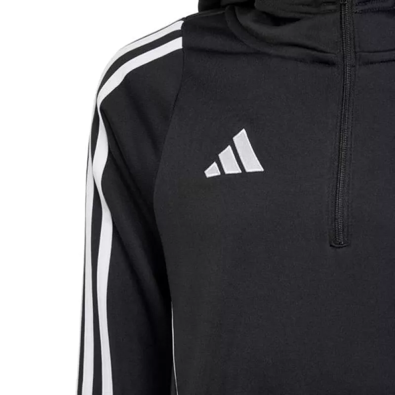 Detská mikina s kapucňou adidas Tiro 24 Training Hoodie čierna IJ9960 164cm