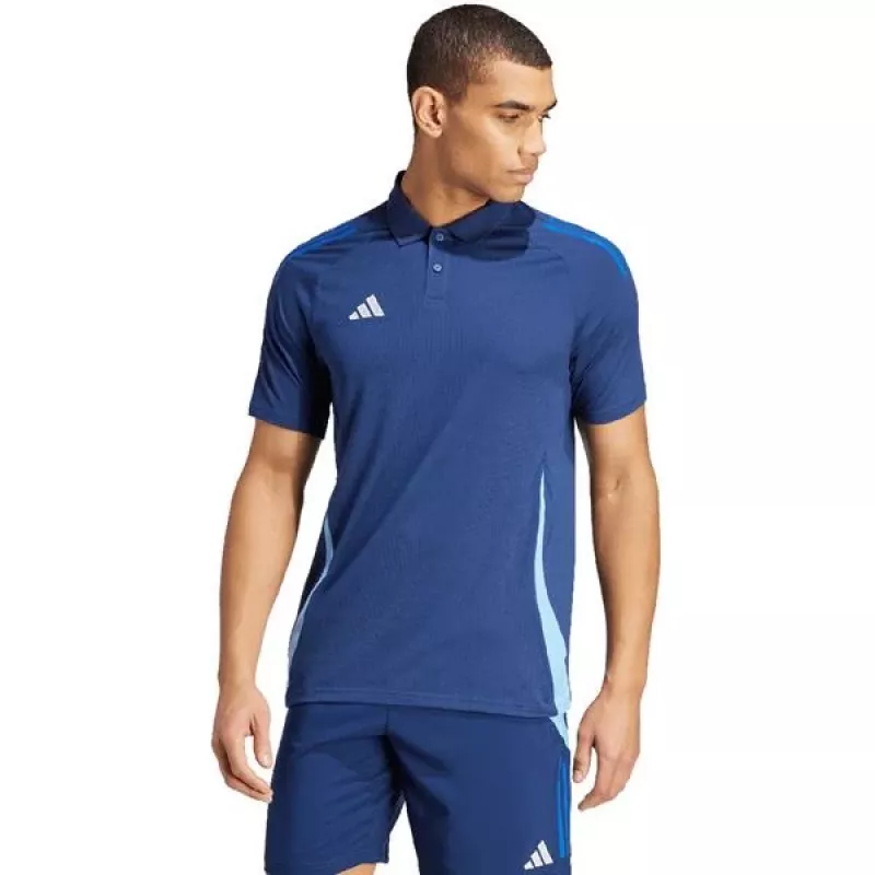 adidas Tiro 24 Competition Polo pánske tričko tmavomodré IR7564 2XL