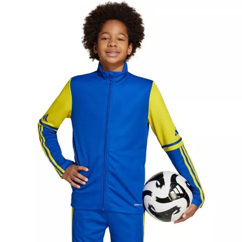 adidas Squadra 25 Training tréningová bunda pre deti modrá JP3150 128cm