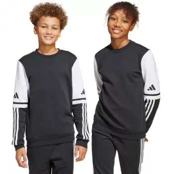 Detská mikina adidas Squadra 25 Sweat Crew čierna JE2773 140cm