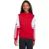 Detská mikina s kapucňou adidas Squadra 25 Sweat Hoody červená JD4805 128cm