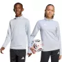 Detská mikina adidas Entrada 26 Training Top svetlosivá JZ6637 152cm