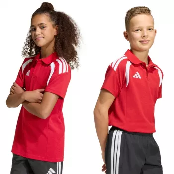 adidas Tiro 26 League polo tričko pre deti červená KF3408 152cm