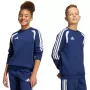 Detská mikina adidas Tiro 26 League Sweat Crew tmavomodrá KF5821 140cm