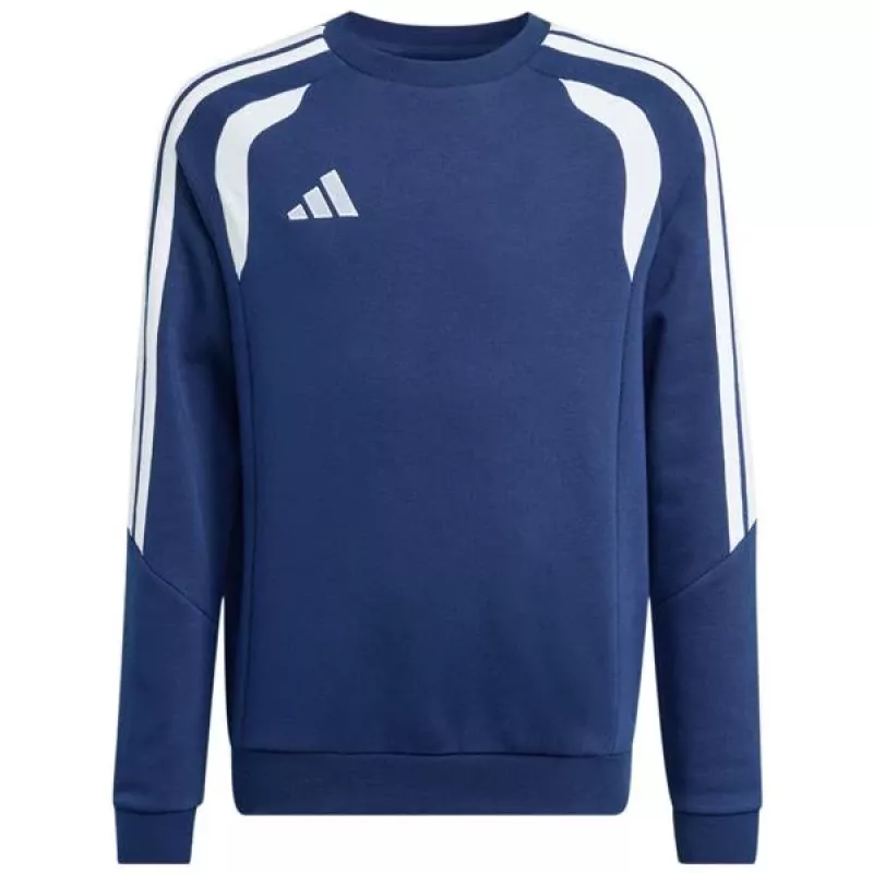 Detská mikina adidas Tiro 26 League Sweat Crew tmavomodrá KF5821 140cm