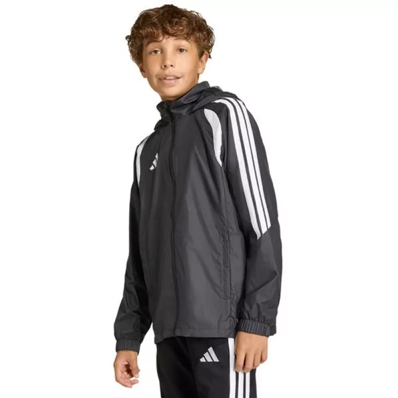 Detská vetrovka adidas Tiro 26 League čierna JY9726 152cm