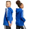 Detská mikina s kapucňou adidas Tiro 26 League Sweat Full Zip Hoodie modrá KF9102 152cm