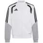 Detská mikina adidas Tiro 26 Competition Training bielo-sivá KA7716 164cm
