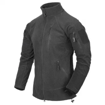 ALPHA TACTICAL fleecová bunda - Grid Fleece - Shadow Grey