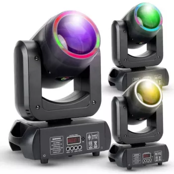 LIGHT4ME MH BEAM 150 RING moving head beam s RGB prstencom