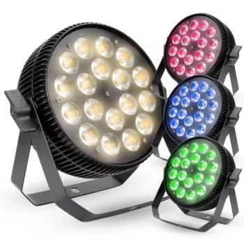 LIGHT4ME ALU TETRA RGBW PAR 18x10W reflektor pre scénické osvetlenie