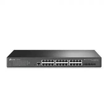 TP-Link JetStream TL-SG3428X sieťový switch Managed L2+/L3 Gigabit Ethernet (10/100/1000) 1U čierna
