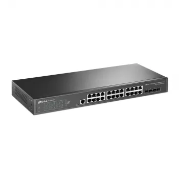 TP-Link JetStream TL-SG3428X sieťový switch Managed L2+/L3 Gigabit Ethernet (10/100/1000) 1U čierna