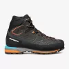 Scarpa Zodiac Tech GTX horské topánky, GORE-TEX Performance Comfort, Perwanger koža, Vibram-Mont podošva, Anthracite/Tonic Orange, EU 44