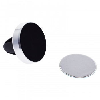 2GO MINI MAG pasívny magnetický držiak telefónu do auta so prísavkou pre smartfóny, čierny & biely 795795