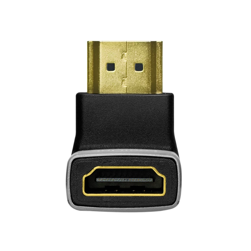 LogiLink AH0005A 8K HDMI adaptér 90° konektor samec na konektor samica 48 Gbps čierny