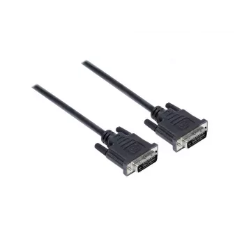 EXSYS DVI-D Dual Link kábel 24+1 pin konektor samec na konektor samec 5m čierny EX-K6310-5
