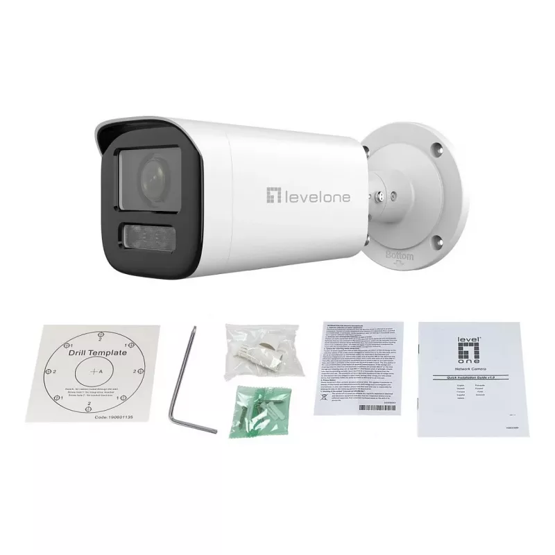 LevelOne IPCam FCS-5222 dome 2MP H.265 IR PoE sieťová kamera