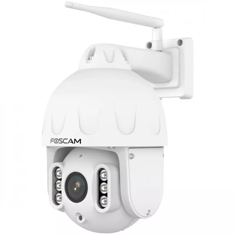 FOSCAM SD8P vonkajšia kamera s otáčaním/náklonom a WLAN, 8MP 4K, 4x optický zoom, IP66, biela