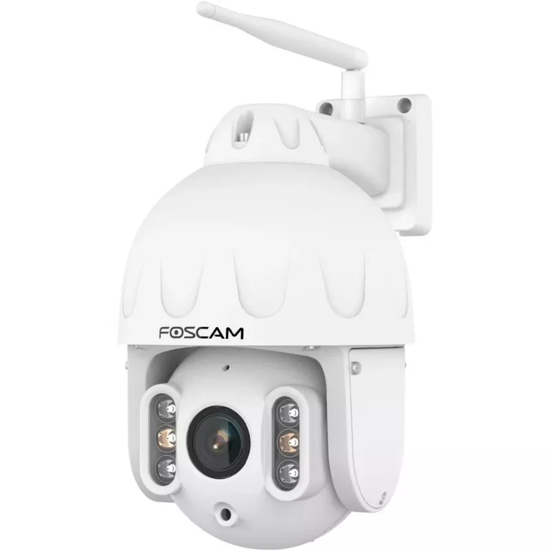 FOSCAM SD8P vonkajšia kamera s otáčaním/náklonom a WLAN, 8MP 4K, 4x optický zoom, IP66, biela