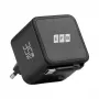EFB Elektronik G352CE 35W GaN USB-C nástenná nabíjačka s vyťahovacím 0,7m káblom, PD3.0 & QC3.0, čierna