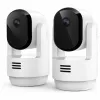 Arlo Essential 3 2K Pan-Tilt-Zoom interiérová bezpečnostná kamera (balenie 2 ks, biela)