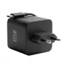 EFB Elektronik G652CE 65W GaN USB-C PD 3.0 nástenná nabíjačka so zvinovacím káblom, čierna