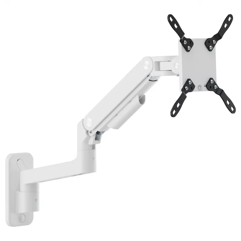 EQUIP 650140 plne pohyblivý nástenný držiak pre 17-49 palcové displeje, 20 kg, biely