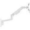 EQUIP 650140 plne pohyblivý nástenný držiak pre 17-49 palcové displeje, 20 kg, biely