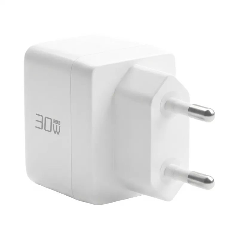 EFB Elektronik G301CE 30W USB-C GaN sada nabíjačky s 2m USB-C káblom, biela