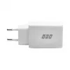 EFB Elektronik G452CE 45W Dual USB-C GaN sada nástennej nabíjačky s 2m USB-C káblom, biela
