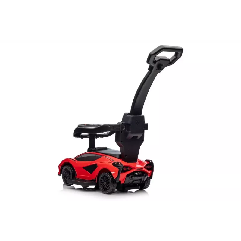 LEAN TOYS Lamborghini QLS-996T odrážadlo s rukoväťou červené