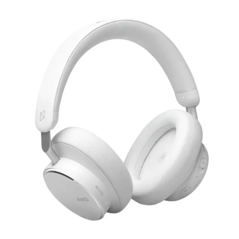 AKG N9 Hybrid bezdrôtové over-ear slúchadlá s adaptívnym ANC, Bluetooth 5.3 - biele