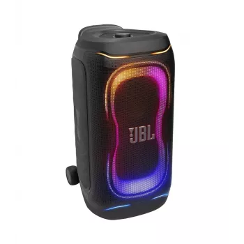 JBL PartyBox 330 prenosný párty reproduktor s 240W RMS, 18h batéria, IPX4 ochrana proti striekajúcej vode, Bluetooth 5.1, dynamická svetelná show, kolieska & teleskopická rukoväť, čierny