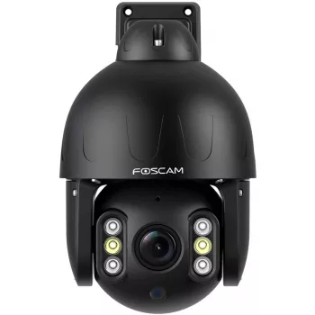 Foscam SD8EP vonkajšia kamera s funkciou otáčania/naklápania a PoE, 8MP 4K, 4x optický zoom, IP66, čierna