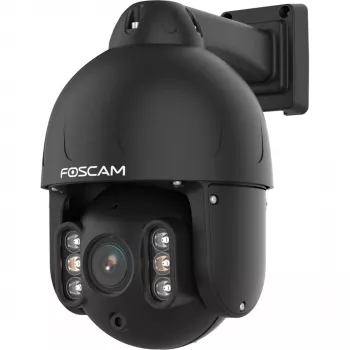 Foscam SD8EP vonkajšia kamera s funkciou otáčania/naklápania a PoE, 8MP 4K, 4x optický zoom, IP66, čierna