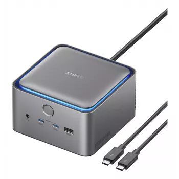 Anker Prime 14-in-1 Thunderbolt 5 dokovacia stanica, 140W Power Delivery, 8K duálny displej, aktívne chladenie (A83B53A1)