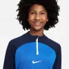 Nike detské DF Academy Pro Drill tréningové tričko modrá/marine DH9280 463 M