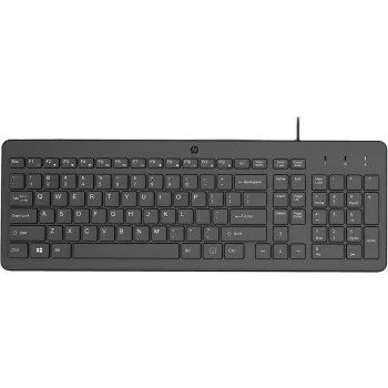 HP 150 káblová klávesnica turecká Q USB čierna 664R5AA#AB8