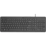 HP 150 káblová klávesnica turecká Q USB čierna 664R5AA#AB8