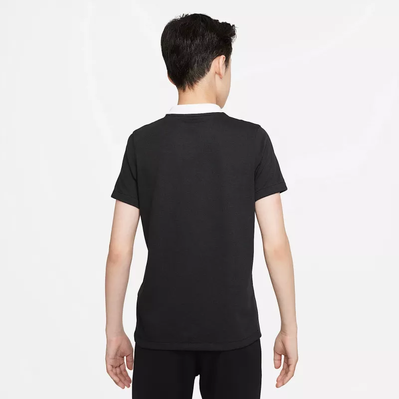Nike Dri-FIT Park 20 polo tričko detské unisex krátky rukáv čierne CW6935 010 veľkosť S
