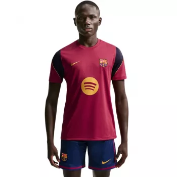 Nike FC Barcelona Strike pánske futbalové tréningové tričko Dark Wine XL