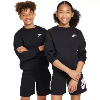 Nike Sportswear Club Fleece detská mikina s kapucňou čierna S