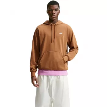 Nike Club FT PO Hoodie Light Orewood Brown pánske veľkosť S