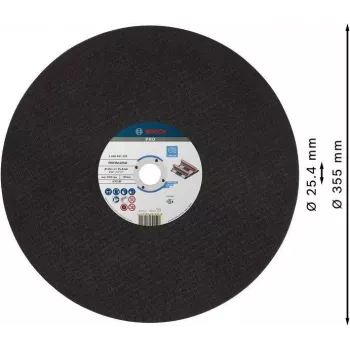 Bosch rezací kotúč pre malé uhlové brúsky 355 x 4 x 25,4 mm, 2608601339